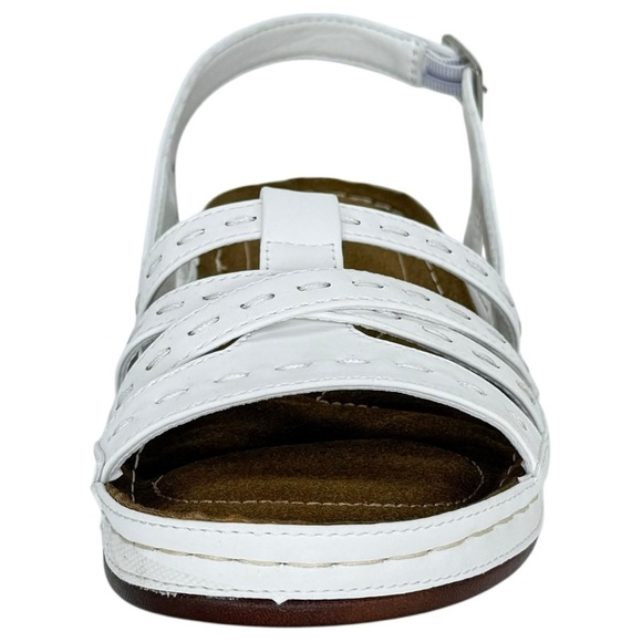 Easy Street Kehlani White Strappy Womens Sandals Size 7.5W - Picture 6 of 12